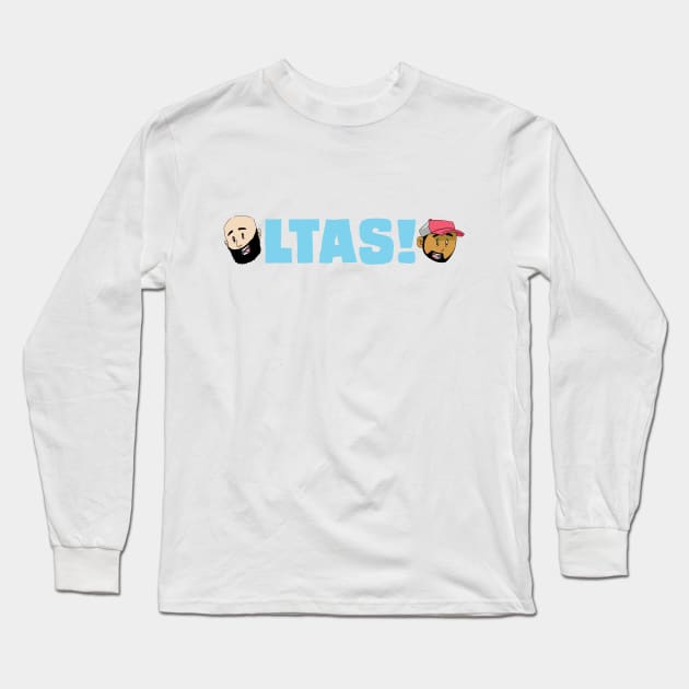 LTAS Heads Blue Long Sleeve T-Shirt by Brent Hibbard